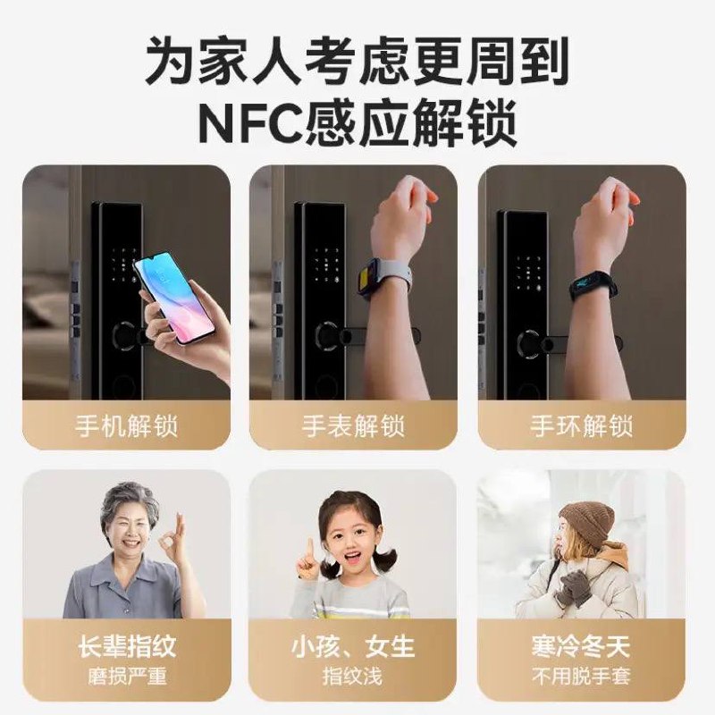 【JD自营】京东京造 指纹锁 C级锁芯 智能门锁M1实付389元包邮